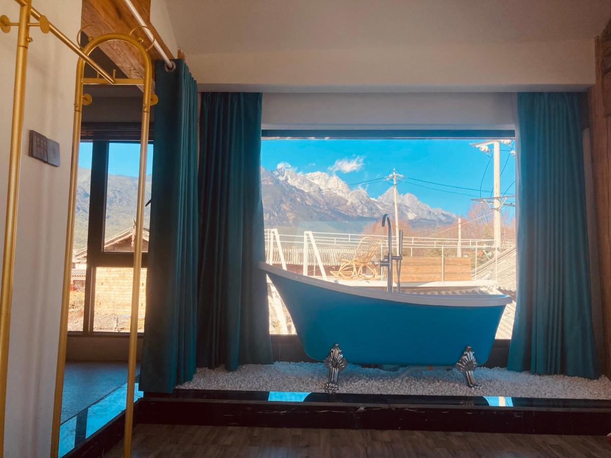 玉龙白沙普宿客栈 Lijiang  Exteriör bild